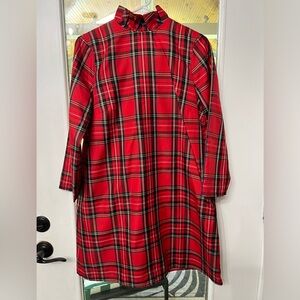 TUCKERNUCK Royal Stewart Tartan Daphne Dress Size Medium